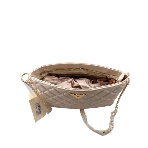 Valentino Orlandi NWT Bone Quilted Vegan Leather Cross Body Handbag Purse $278 - Picture 7 of 14